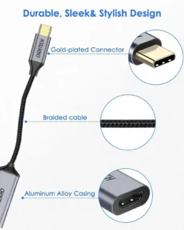 Choetech USB-C to HDMI Braided Cable Adapter HUB-H10