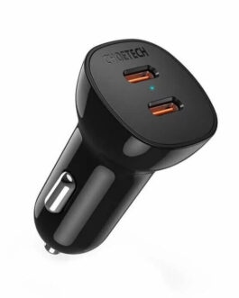 Choetech 40W Dual Type-C Fast Car Charger TC0008