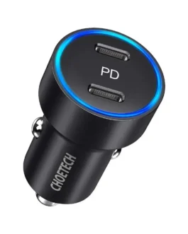 Choetech 36W Dual Type-C Car Charger C0054